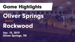 Oliver Springs  vs Rockwood  Game Highlights - Jan. 15, 2019