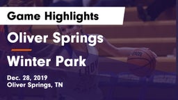 Oliver Springs  vs Winter Park  Game Highlights - Dec. 28, 2019