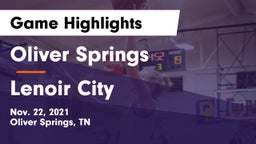 Oliver Springs  vs Lenoir City  Game Highlights - Nov. 22, 2021