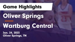 Oliver Springs  vs Wartburg Central  Game Highlights - Jan. 24, 2023
