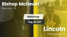 Matchup: Bishop McDevitt vs. Lincoln  2017