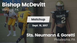 Matchup: Bishop McDevitt vs. Sts. Neumann & Goretti  2017