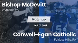 Matchup: Bishop McDevitt vs. Conwell-Egan Catholic  2017