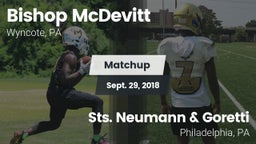 Matchup: Bishop McDevitt vs. Sts. Neumann & Goretti  2018