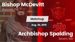 Matchup: Bishop McDevitt vs. Archbishop Spalding  2019