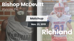 Matchup: Bishop McDevitt vs. Richland  2019