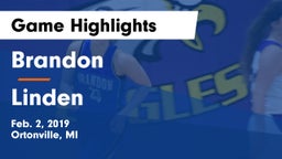Brandon  vs Linden Game Highlights - Feb. 2, 2019