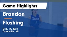 Brandon  vs Flushing  Game Highlights - Dec. 14, 2021