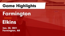 Farmington  vs Elkins  Game Highlights - Jan. 30, 2021