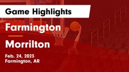 Farmington  vs Morrilton  Game Highlights - Feb. 24, 2023