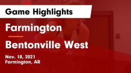 Farmington  vs Bentonville West  Game Highlights - Nov. 18, 2021