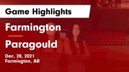 Farmington  vs Paragould  Game Highlights - Dec. 28, 2021
