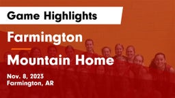 Farmington  vs Mountain Home  Game Highlights - Nov. 8, 2023