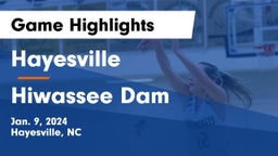 Hayesville vs Hiwassee Dam  Game Highlights - Jan. 9, 2024