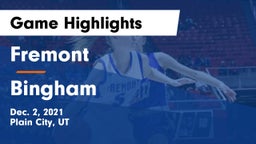 Fremont  vs Bingham  Game Highlights - Dec. 2, 2021