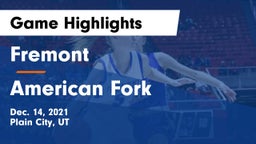 Fremont  vs American Fork  Game Highlights - Dec. 14, 2021
