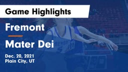 Fremont  vs Mater Dei  Game Highlights - Dec. 20, 2021