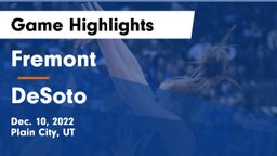 Fremont  vs DeSoto  Game Highlights - Dec. 10, 2022