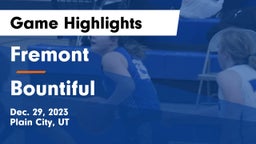 Fremont  vs Bountiful  Game Highlights - Dec. 29, 2023