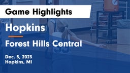 Hopkins  vs Forest Hills Central  Game Highlights - Dec. 5, 2023