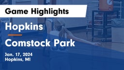 Hopkins  vs Comstock Park  Game Highlights - Jan. 17, 2024