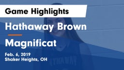 Hathaway Brown  vs Magnificat Game Highlights - Feb. 6, 2019