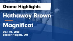 Hathaway Brown  vs Magnificat  Game Highlights - Dec. 23, 2020