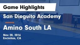 San Dieguito Academy  vs Amino South LA Game Highlights - Nov 28, 2016