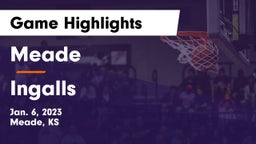 Meade  vs Ingalls Game Highlights - Jan. 6, 2023
