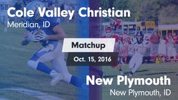 Matchup: Cole Valley vs. New Plymouth  2016