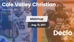 Matchup: Cole Valley vs. Declo  2017