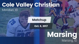 Matchup: Cole Valley vs. Marsing  2017