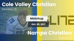 Matchup: Cole Valley vs. Nampa Christian  2017