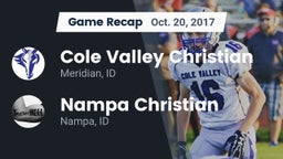 Recap: Cole Valley Christian  vs. Nampa Christian  2017