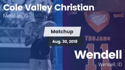 Matchup: Cole Valley vs. Wendell  2018