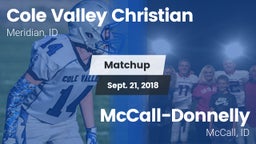 Matchup: Cole Valley vs. McCall-Donnelly  2018