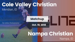 Matchup: Cole Valley vs. Nampa Christian  2018