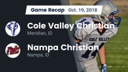 Recap: Cole Valley Christian  vs. Nampa Christian  2018