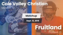 Matchup: Cole Valley vs. Fruitland  2019