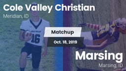 Matchup: Cole Valley vs. Marsing  2019