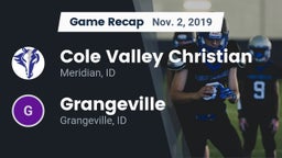 Recap: Cole Valley Christian  vs. Grangeville  2019