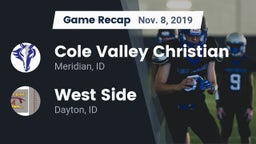 Recap: Cole Valley Christian  vs. West Side  2019