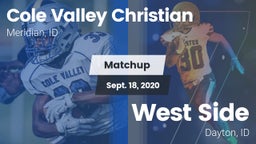 Matchup: Cole Valley vs. West Side  2020
