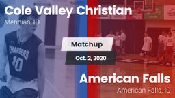 Matchup: Cole Valley vs. American Falls  2020