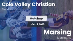 Matchup: Cole Valley vs. Marsing  2020