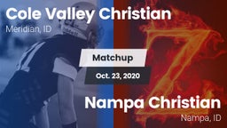 Matchup: Cole Valley vs. Nampa Christian  2020