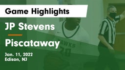 JP Stevens  vs Piscataway  Game Highlights - Jan. 11, 2022