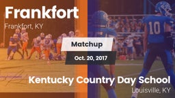 Matchup: Frankfort High vs. Kentucky Country Day School 2017
