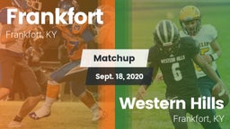 Matchup: Frankfort High vs. Western Hills  2020