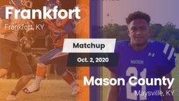 Matchup: Frankfort High vs. Mason County  2020